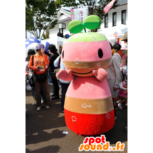 Mascot Tambaryu Sem Chi Tan, rabanetes coloridos Hyogo - MASFR25099 - Yuru-Chara Mascotes japoneses