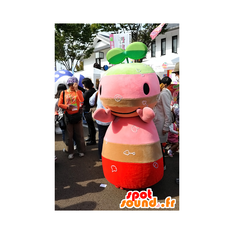 Mascotte de Tambaryu No Chi-Tan, radis coloré de Hyogo - MASFR25099 - Mascottes Yuru-Chara Japonaises