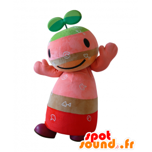 Mascot Tambaryu Geen Chi Tan, kleurrijke radijs Hyogo - MASFR25099 - Yuru-Chara Japanse Mascottes