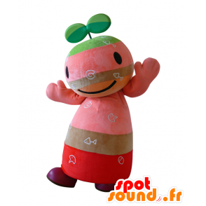 Mascot Tambaryu Geen Chi Tan, kleurrijke radijs Hyogo - MASFR25099 - Yuru-Chara Japanse Mascottes