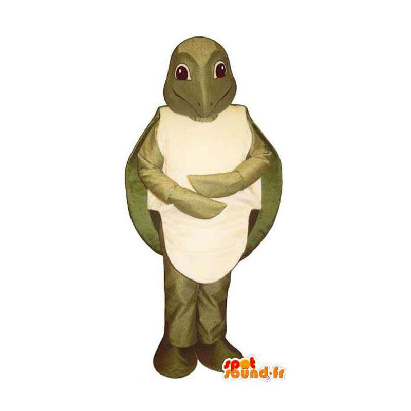 Khaki kilpikonna maskotti. kilpikonna Costume - MASFR006725 - kilpikonna Maskotteja