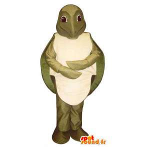 Mascotte de tortue kaki. Costume de tortue - MASFR006725 - Mascottes Tortue