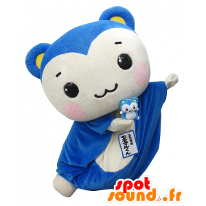 Momomaru-kun mascot, blue and white flying squirrel - MASFR25127 - Yuru-Chara Japanese mascots