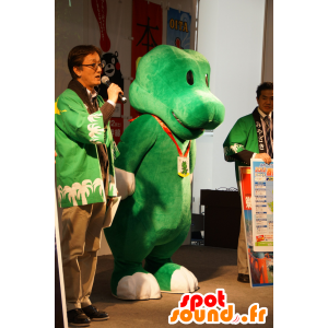 Krokodille maskot, grønn dinosaur, gigantiske - MASFR25132 - Yuru-Chara japanske Mascots