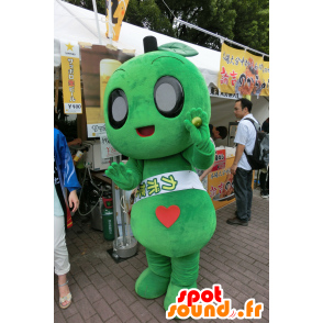 Mascotte de bonhomme, de légume vert - MASFR25142 - Mascottes Yuru-Chara Japonaises