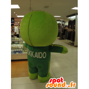 Mascot Marimokkori, groen man glimlachend - MASFR25149 - Yuru-Chara Japanse Mascottes