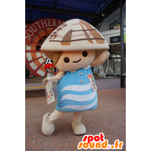 Yumehama-chan mascotte, ragazza asiatica con le trecce - MASFR25154 - Yuru-Chara mascotte giapponese