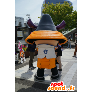 Maskot Samurai chlapec v tradičním oděvu - MASFR25155 - Yuru-Chara japonské Maskoti