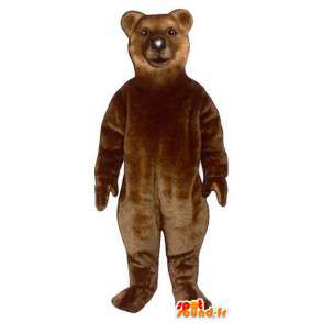 Mascot realistic brown bear. Disguise brown bear - MASFR006734 - Bear mascot