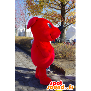 Chiba-kun mascotte, cane rosso, gigante e sorridente - MASFR25170 - Yuru-Chara mascotte giapponese