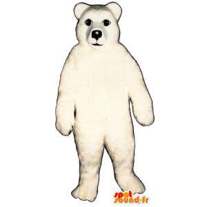 Mycket realistisk isbjörnmaskot - Spotsound maskot