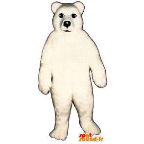 Mascot urso polar realista - MASFR006735 - mascote do urso