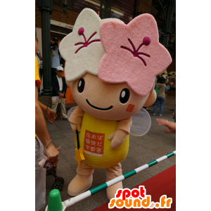 Mascot Mayary, engel, eventyr, med blomster - MASFR25173 - Yuru-Chara japanske Mascots