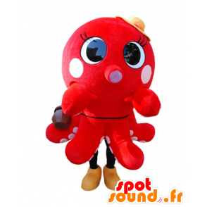 Mascot Takomi-chan, octopus, red octopus, giant - MASFR25180 - Yuru-Chara Japanese mascots