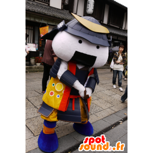 Musubimaru mascotte, guerriero con casco e armatura - MASFR25181 - Yuru-Chara mascotte giapponese