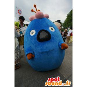 Mascotte d'Ikube, monstre bleu, géant et dodu - MASFR25193 - Mascottes Yuru-Chara Japonaises