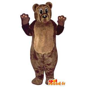Mascot teddy bear, brown - MASFR006741 - Bear mascot