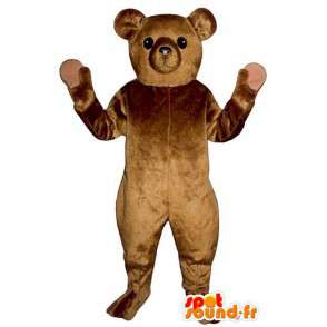 Mascote do urso do urso marrom - todos os tamanhos - MASFR006743 - mascote do urso