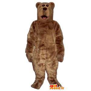 Kæmpe maskot med brun bjørn - Spotsound maskot kostume
