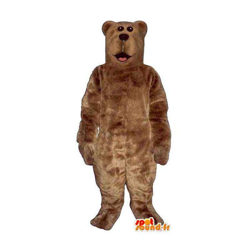 Mascote urso pardo de tamanho gigante - MASFR006744 - mascote do urso