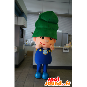 Kelp-kun mascot, pixie, with a green cap on his head - MASFR25217 - Yuru-Chara Japanese mascots