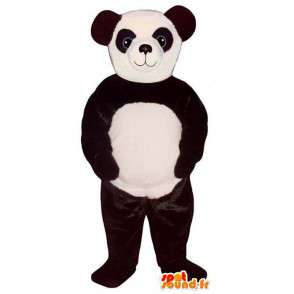 Mascotte in bianco e nero panda. Panda costume - MASFR006746 - Mascotte di Panda