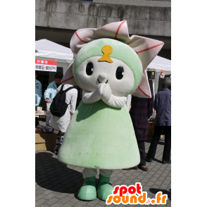 Mascot flor verde, rosa e vermelho, gigante - MASFR25224 - Yuru-Chara Mascotes japoneses