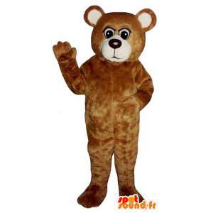 Maskot medvěd hnědý, teddy - MASFR006749 - Bear Mascot