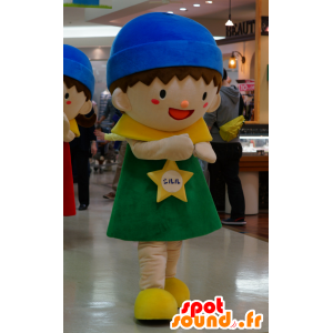 Mascotte Noddy, farbenfroh und lächelnden Jungen - MASFR25240 - Yuru-Chara japanischen Maskottchen