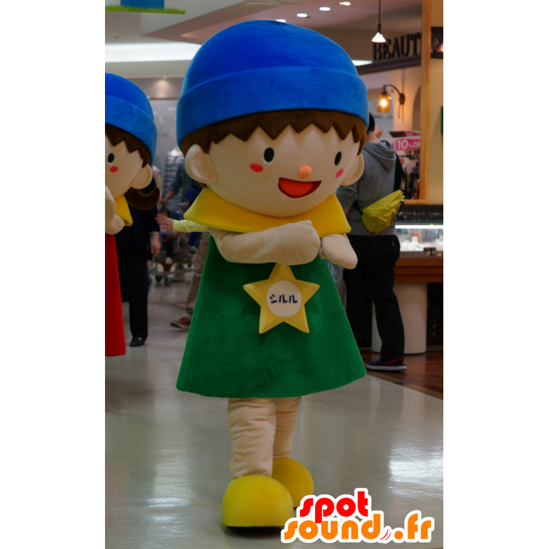 Mascotte Noddy, ragazzo colorato e sorridente - MASFR25240 - Yuru-Chara mascotte giapponese