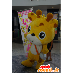 Gele en bruine hond mascotte giraffe - MASFR25242 - Yuru-Chara Japanse Mascottes