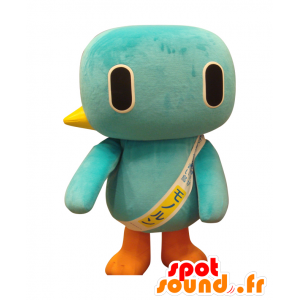 Maskotka Monorun, Bluebird, pomarańczowy i żółty, gigant - MASFR25245 - Yuru-Chara japońskie Maskotki