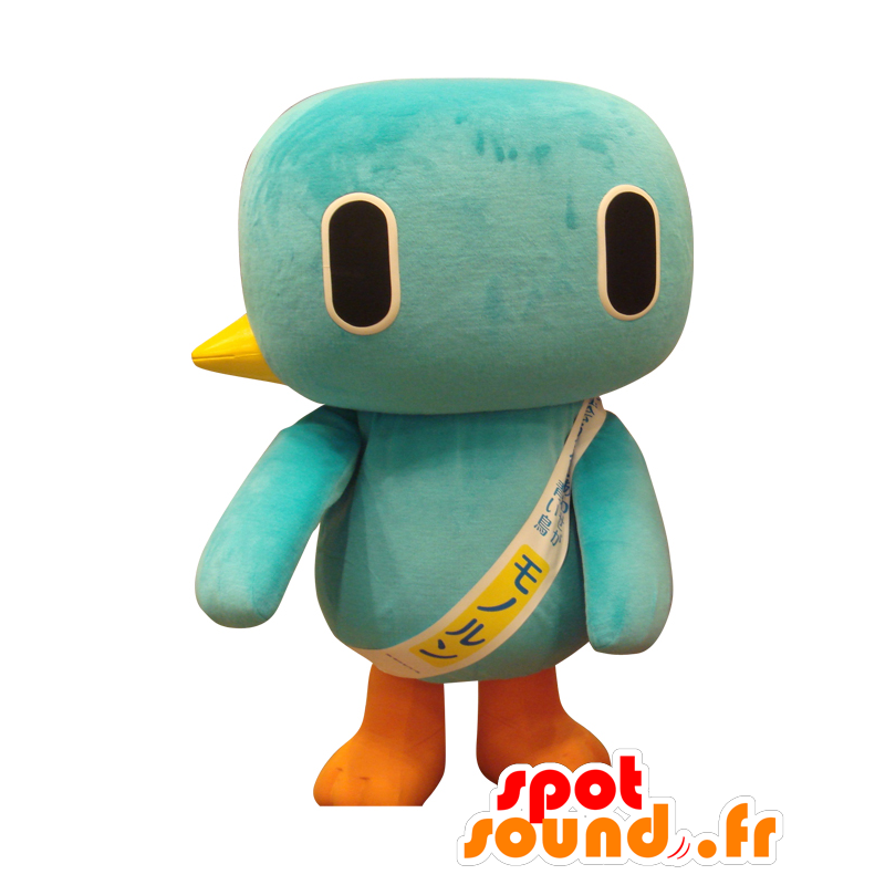 Monorun mascotte, Bluebird, arancione e gialla gigante - MASFR25245 - Yuru-Chara mascotte giapponese