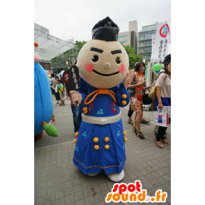 Japanse mascotte Aziatische man in traditionele kleding - MASFR25290 - Yuru-Chara Japanse Mascottes