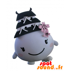 Mascotte de Shiromaru Hime, d'œuf, de perle blanche géante - MASFR25296 - Mascottes Yuru-Chara Japonaises