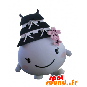 Mascot Shiromaru Hime, egg, giant white pearl - MASFR25296 - Yuru-Chara Japanese mascots