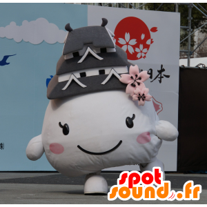 Mascotte de Shiromaru Hime, d'œuf, de perle blanche géante - MASFR25296 - Mascottes Yuru-Chara Japonaises