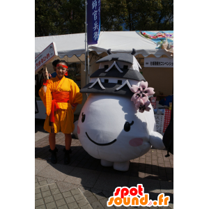 Mascot Shiromaru Hime, ovo, branco pérola gigante - MASFR25296 - Yuru-Chara Mascotes japoneses
