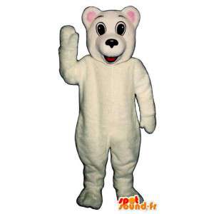 Eisbär-Maskottchen. Kostüm Teddy - MASFR006758 - Bär Maskottchen
