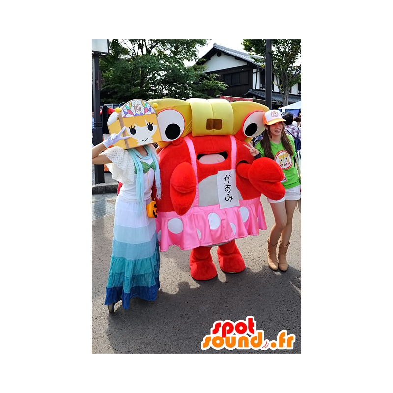 2 mascottes, Yanana en Kasumi-Chan, prinses en krab - MASFR25302 - Yuru-Chara Japanse Mascottes
