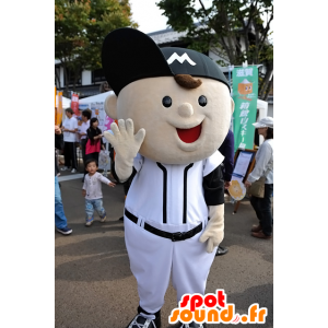 Mascotte de garçon très rigolo, en tenue de baseball - MASFR25304 - Mascottes Yuru-Chara Japonaises