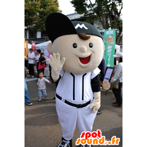 Boy Mascot veldig morsomt, baseball antrekk - MASFR25304 - Yuru-Chara japanske Mascots