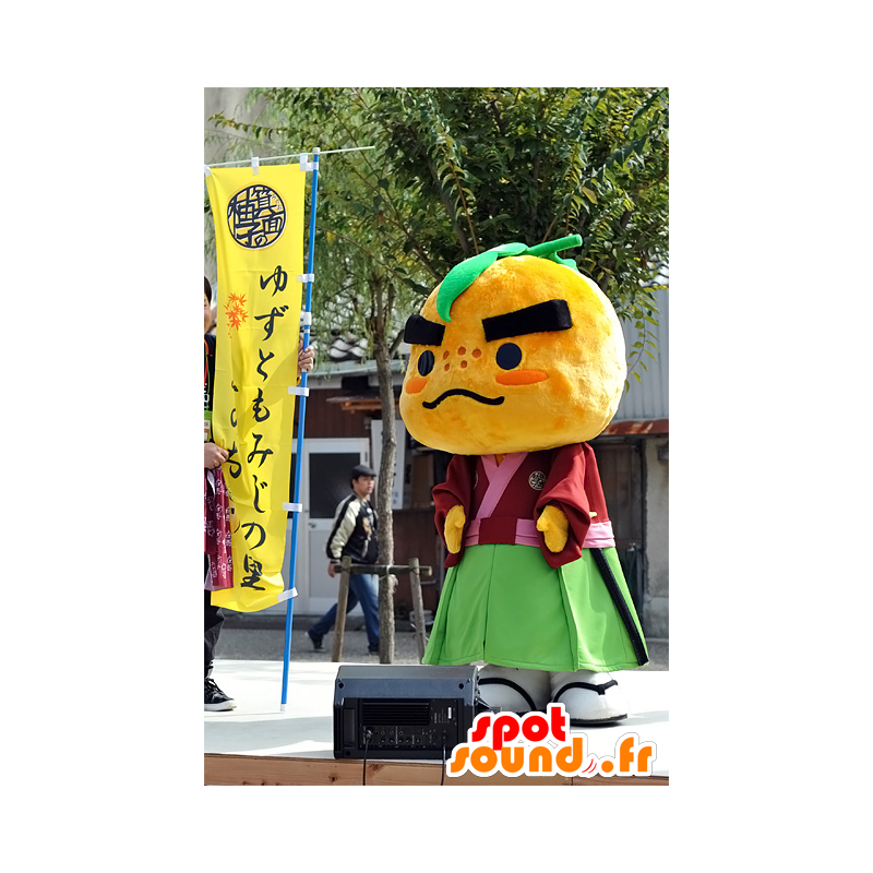 Mascot Takino-Michi, Orange, Clementine, in Asien statt - MASFR25313 - Yuru-Chara japanischen Maskottchen
