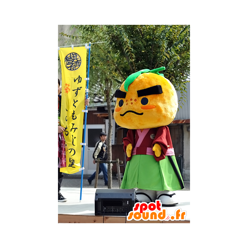 Mascot Takino-Michi, orange, clementine, held in Asia - MASFR25313 - Yuru-Chara Japanese mascots