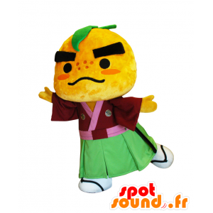 Mascot Takino-Michi, appelsin, klementin, asiatisk holdt i - MASFR25313 - Yuru-Chara japanske Mascots