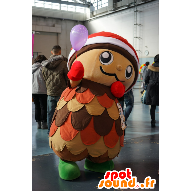 Bokkurin mascot, apple tricolor giant pine - MASFR25318 - Yuru-Chara Japanese mascots