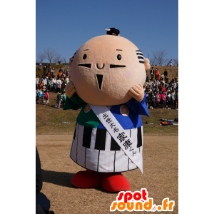 Mascot man, muzikant, met een piano toetsenbord - MASFR25320 - Yuru-Chara Japanse Mascottes