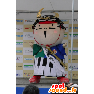 Mascot man, musician, with a piano keyboard - MASFR25320 - Yuru-Chara Japanese mascots