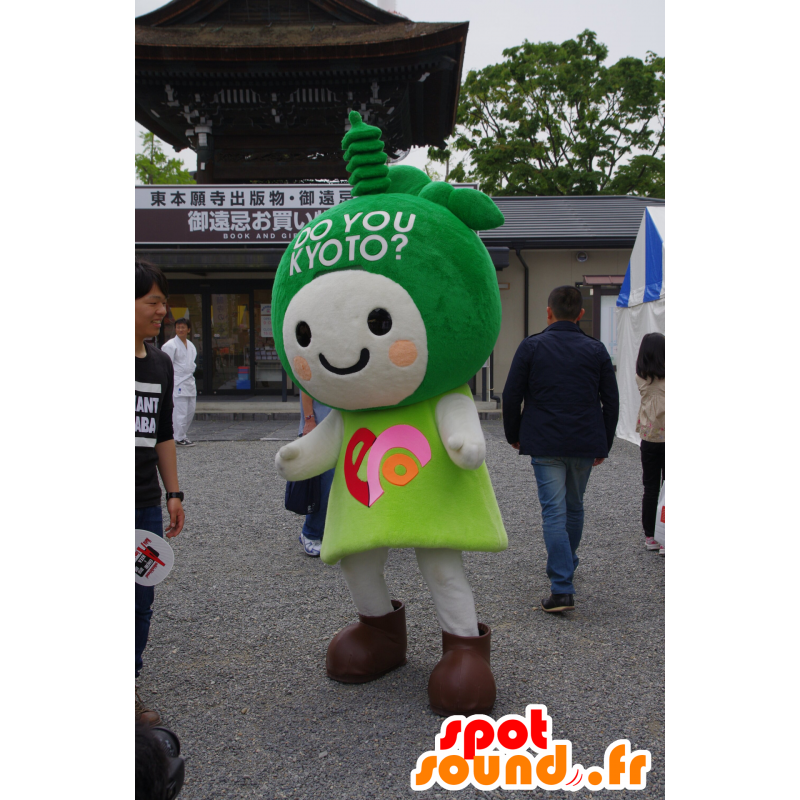 Eco-chan mascota, Kyoto hace usted Linda y sonriente - MASFR25334 - Yuru-Chara mascotas japonesas