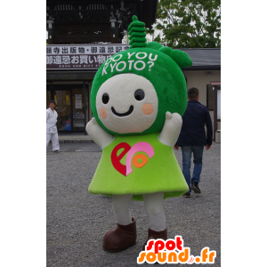 エコちゃんのマスコット、京都ですか？キュートで笑顔-MASFR25334-日本のゆるキャラマスコット